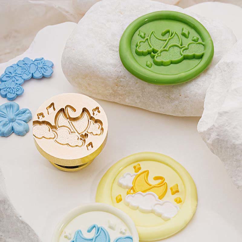 3D Embossed Spring Rose Series Seal Wax Stamp Head