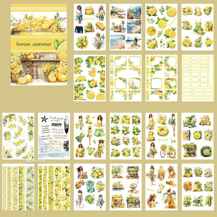 Vintage European Flowers Series Sticker Book For DIY Journal Decor