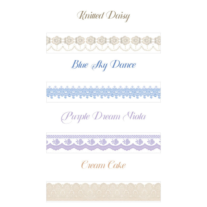 Lace Story Vintage PET Tape DIY Craft Decorative for Scrapbooking Supplies Journal