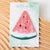 Cartoon Fruit Series Notes Round Marker Memo Student Gifts