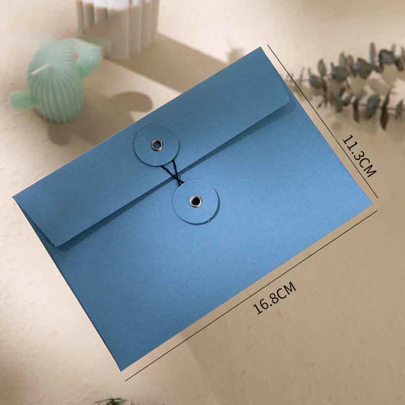 Kraft Paper File Folders A4/A5/A6 Envelopes Project Pockets for Greeting Card Document File