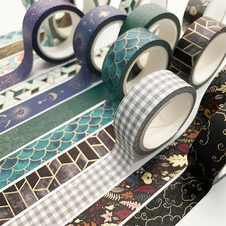 7M Vintage Pattern Hot Stamping Washi Tape Decorative Tape