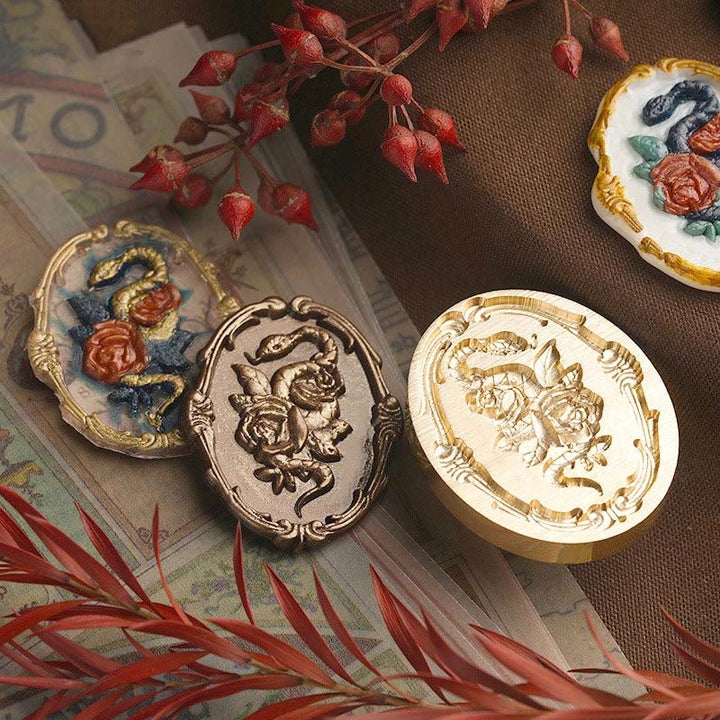 3D Embossed Elegant Lady Series Seal Wax Stamp Decorative Gift