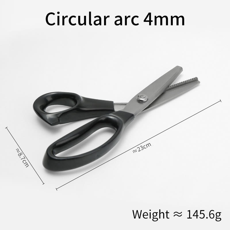 Utility Pinking Shears Sharp Scissors For DIY Crafts Cutting