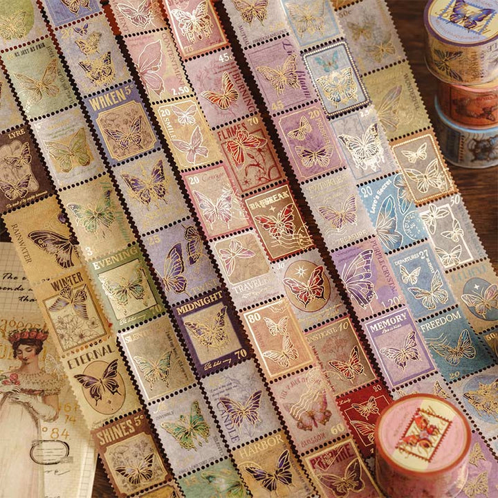 Vintage Natural Kawaii Washi Tape Set Decorative Tape