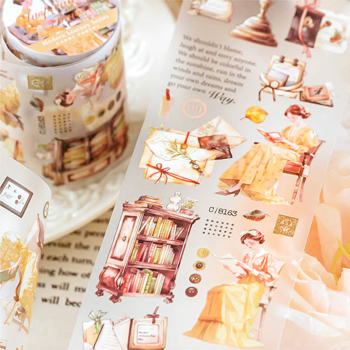 Rain Diary Series PET Tape Decorative Scrapbook Tape