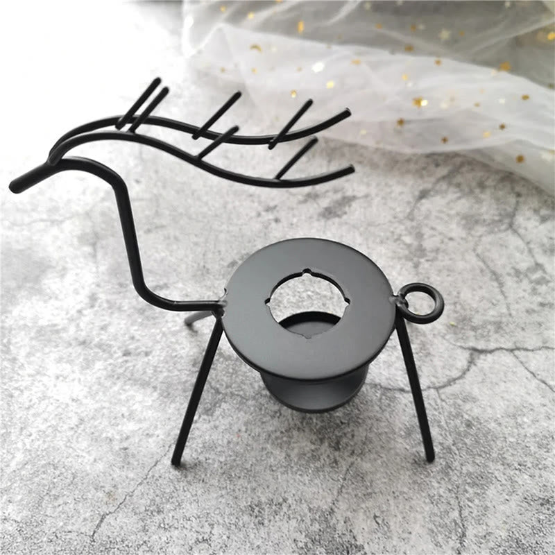 Deer Sealing Wax Furnace Metal Antlers Stove for Wax Seal Stamp