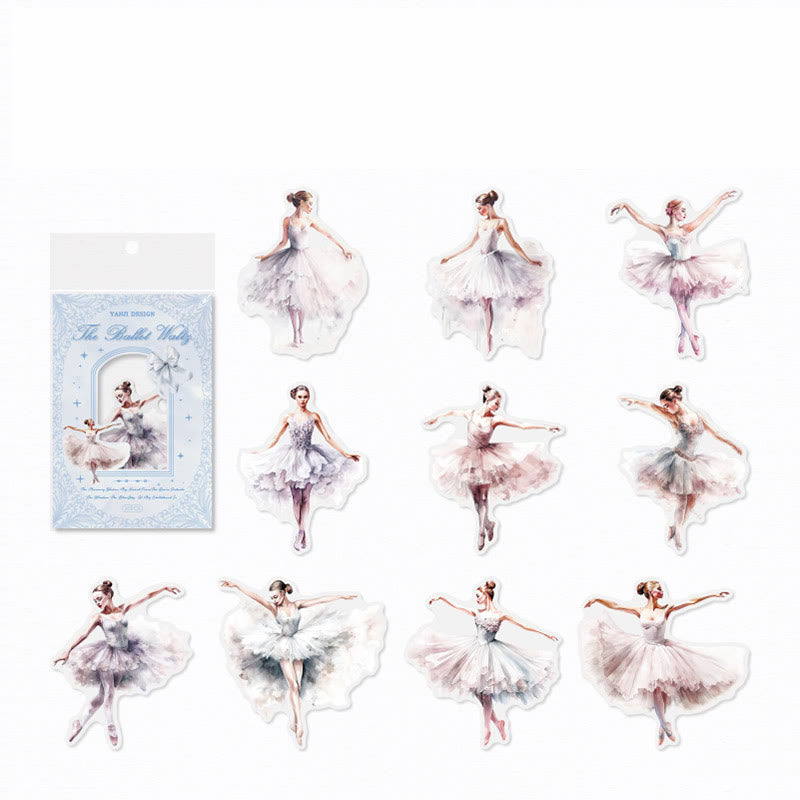 Ballet Waltz Series Sticker For DIY Journal Decor