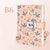 B6 Floral Cover Notebook For Record With Coded Lock