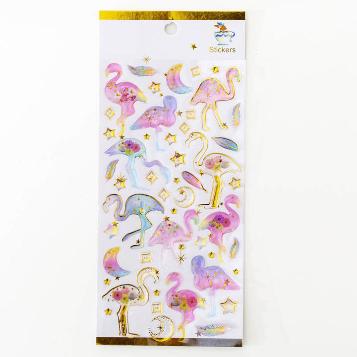 Dreamy Starry Series Crystal Epoxy Sticker For Journal Decor