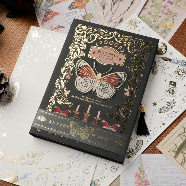 Gothic Fairy Tale Butterfly Cover Notebook For Diary Record