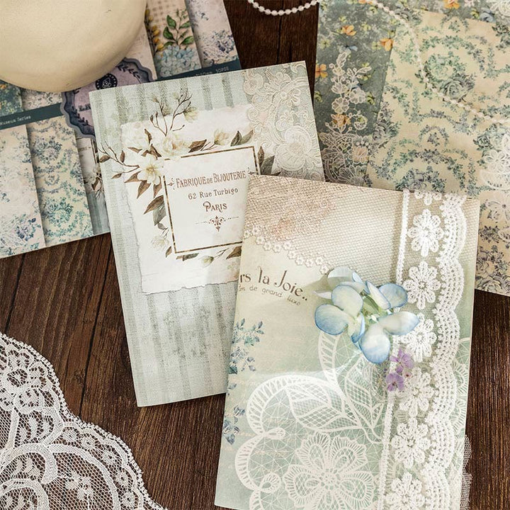 Lace Museum Series Paper Set Decorative Journaling Backing Paper