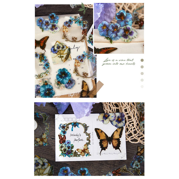 The Secret Iris Collection Sticker For DIY Journal Decor