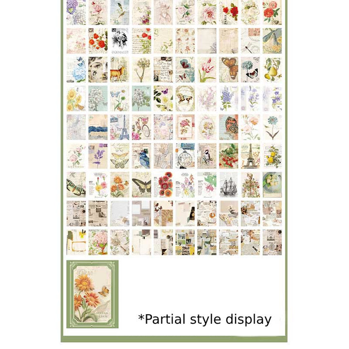 Mini Decorative Past Times Tracing Paper Scrapbook Journaling Backing Paper