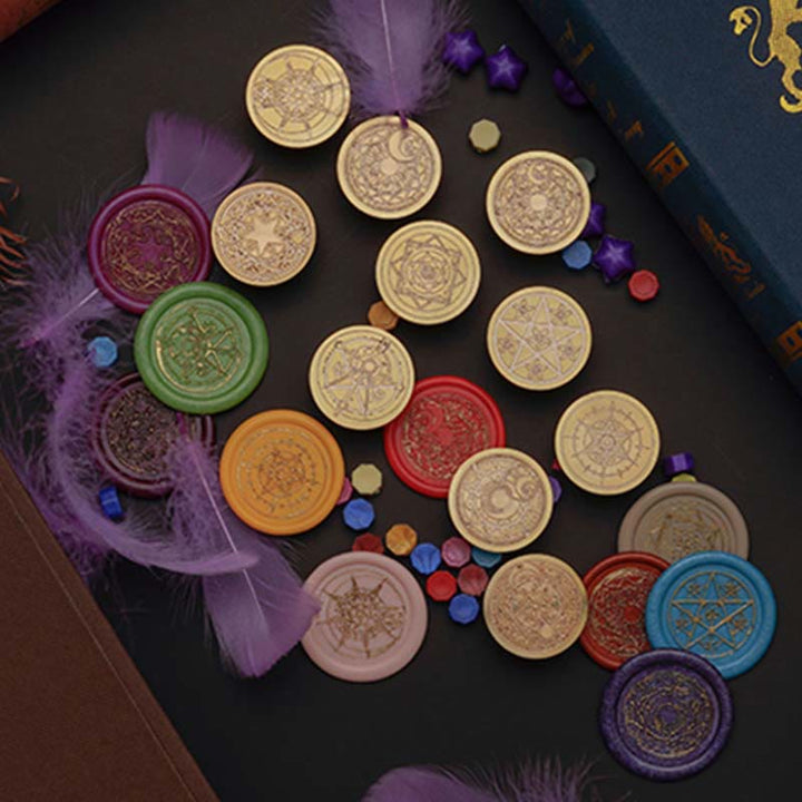 3D Embossed Magic Array Series Seal Wax Stamp Head