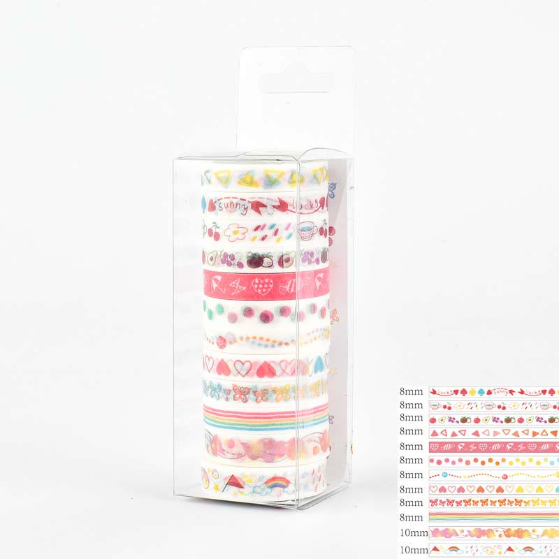 Cute Girls Series Washi Tape Set Scrapbook Tape Kit