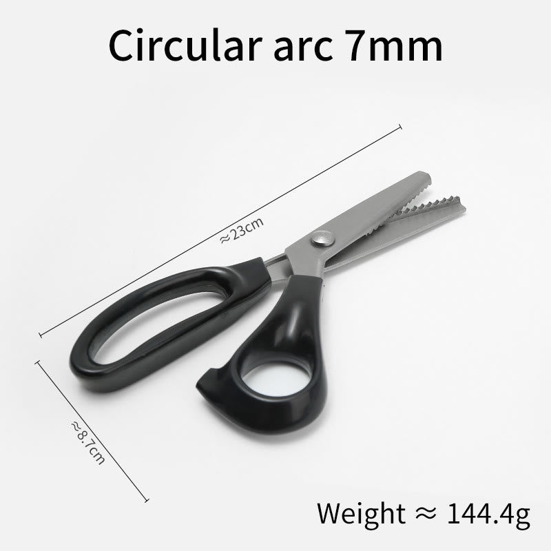 Utility Pinking Shears Sharp Scissors For DIY Crafts Cutting