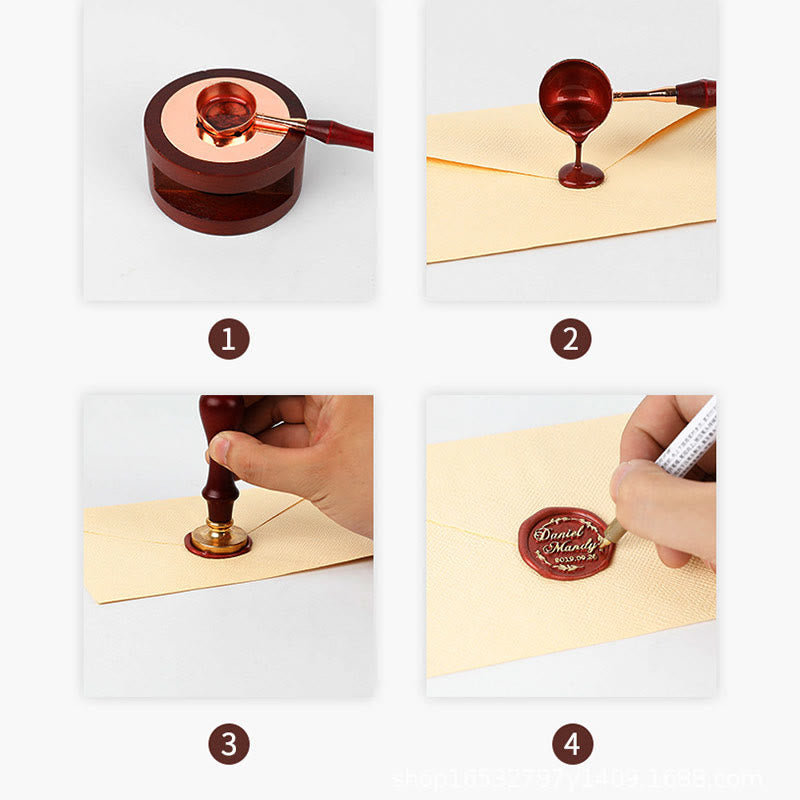 Retro Octagon Wax For Wedding Stamp Warm Color Sealing Wax