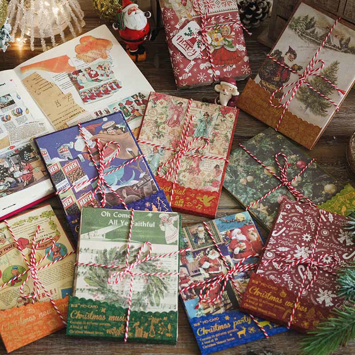 Vintage Paper Decorative Christmas Memory Scrapbook Journaling Backing Paper