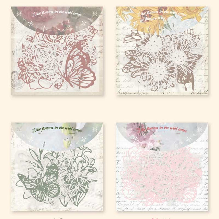 Like Flowers In The Wild Series Paper Decorative Journaling Paper