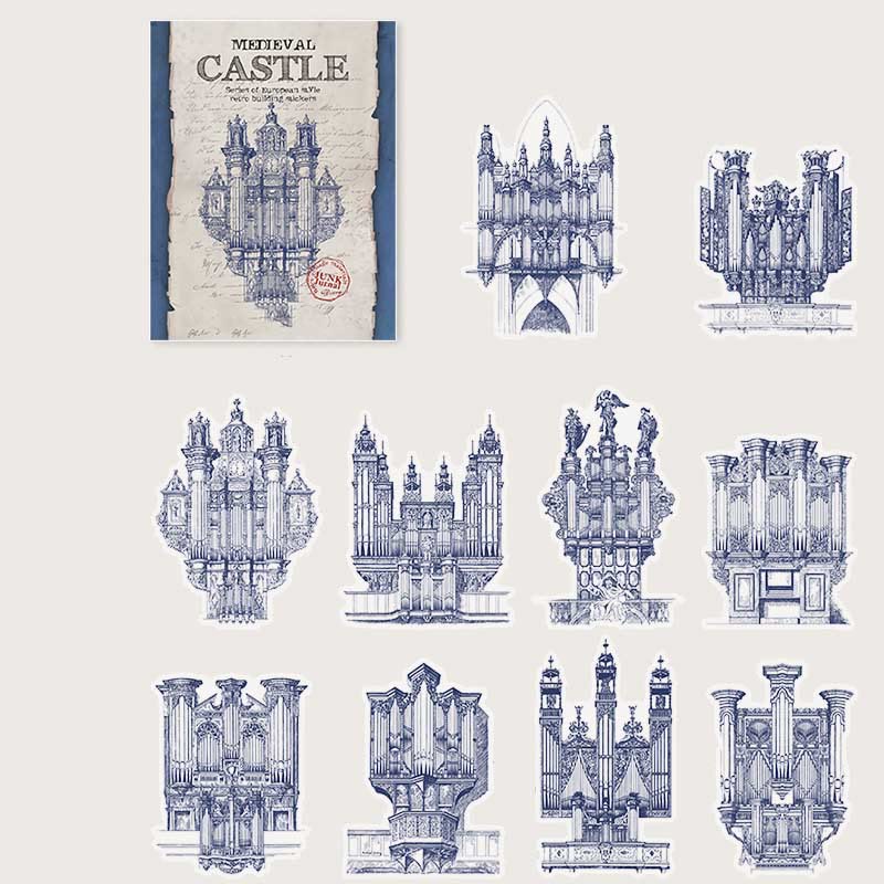 Medieval Castle Series Paper Decorative Journaling Paper