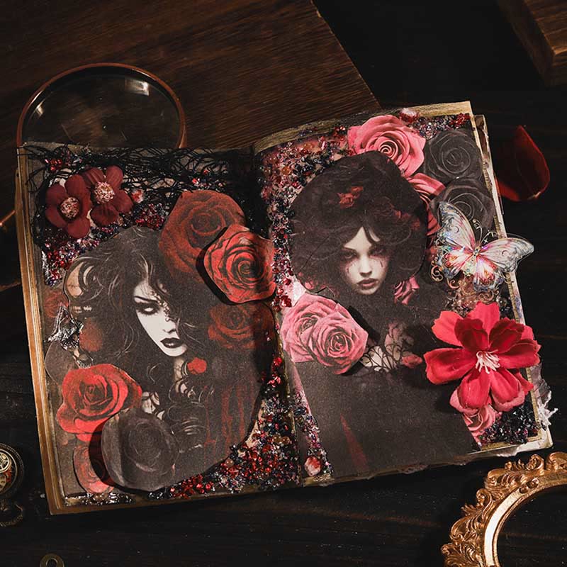 Gothic Dark Series Paper Decorative Journaling Paper