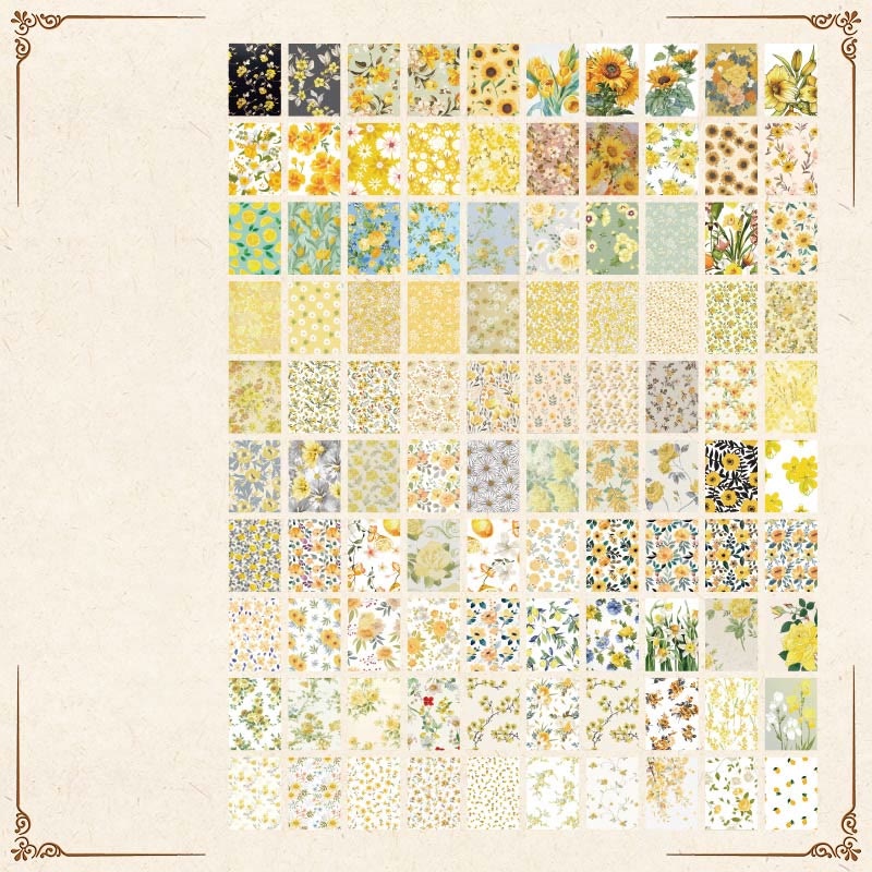 Mori Garden Series Retro Paper Decorative Journaling Paper