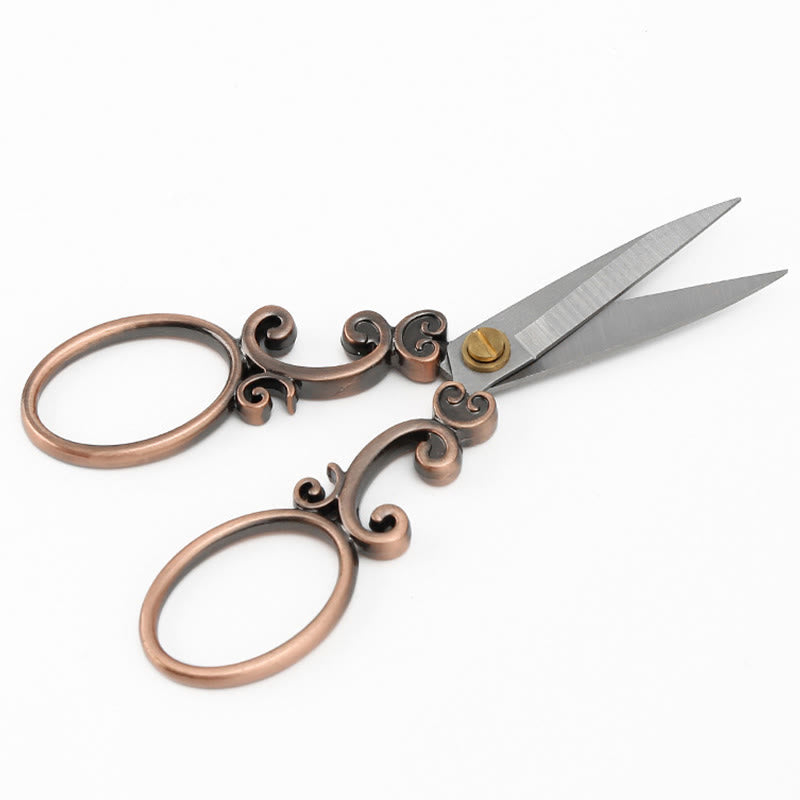 Vintage Lace Shape Scissors Stainless Steel Tools For Crafts