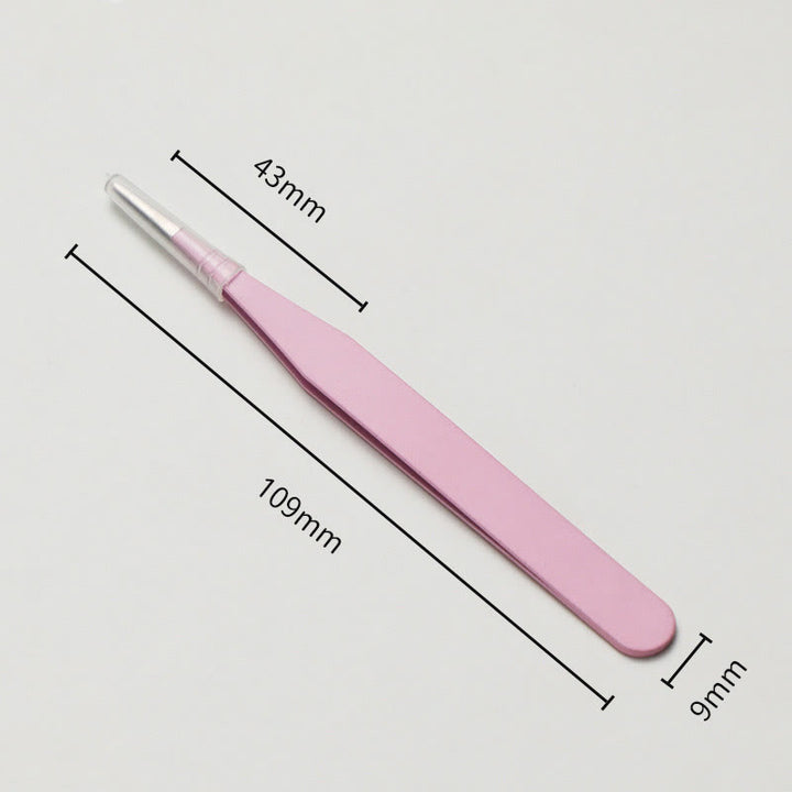 Utility Colored Stainless Steel Tweezers Craft Journal Accessories