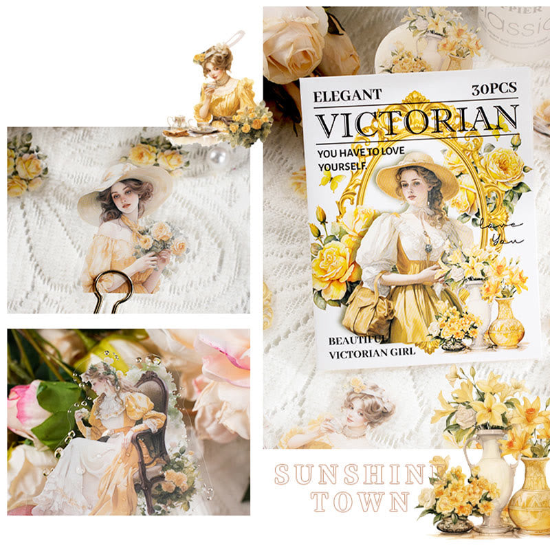 Victoria's Elegant Collection Sticker For DIY Journal Decor