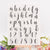 Clear Black Stamps Lowercase Alphabets Silicone Seal Rubber Stamps