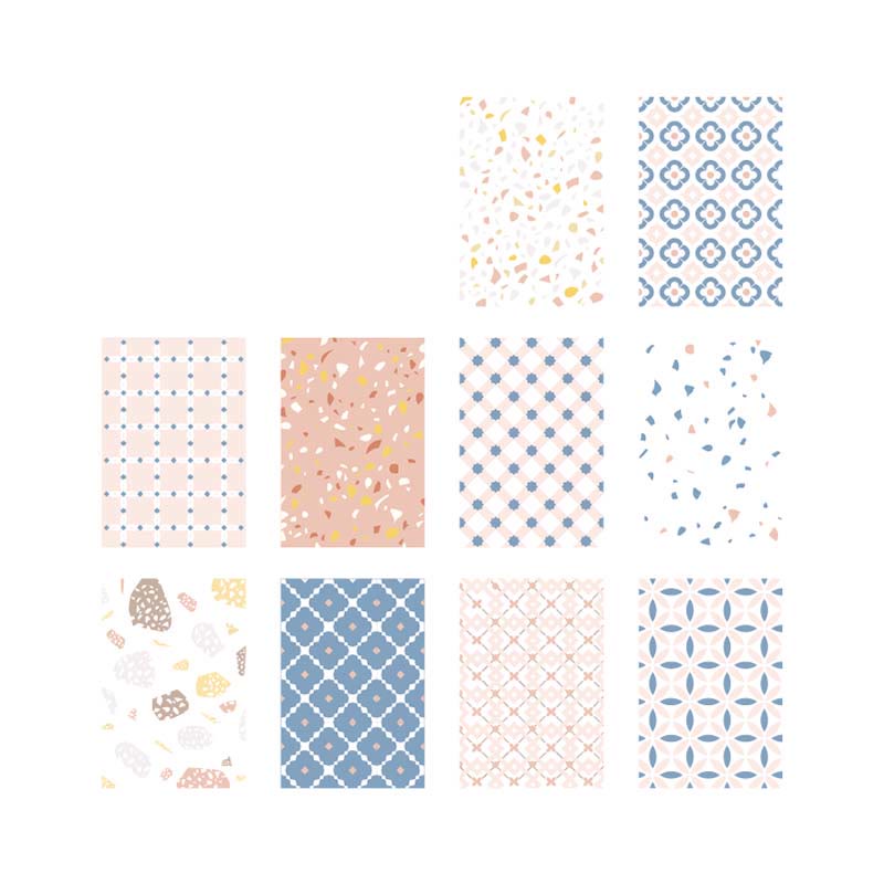 Sweet Supply Series Warm Styles Paper Decorative Journaling Paper