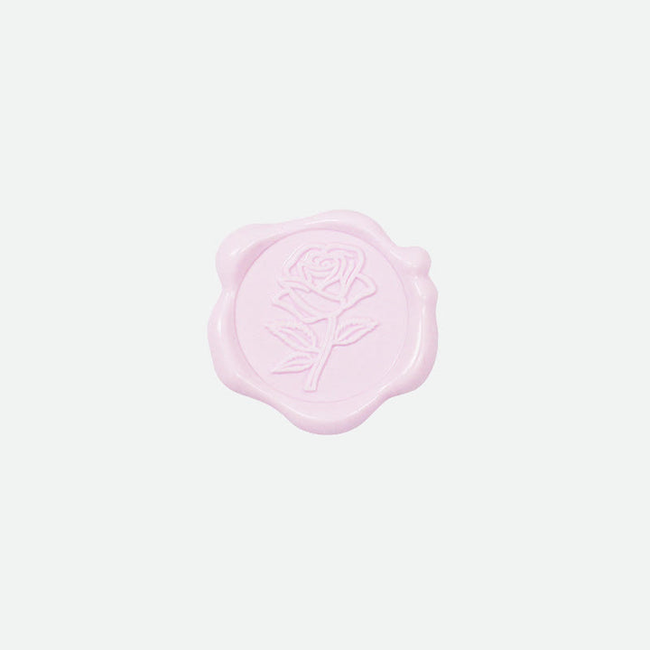 10pcs Elegant Rose Wax Seal Stamp Sticker For Envelope