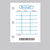 60 Sheets Note Paper Replacement With 3 Holes For Scrapbook