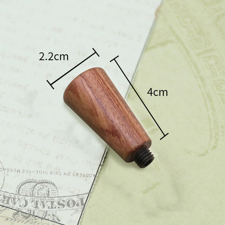 Vintage Wooden Wax Seal Stamp Handle Removable Replacement