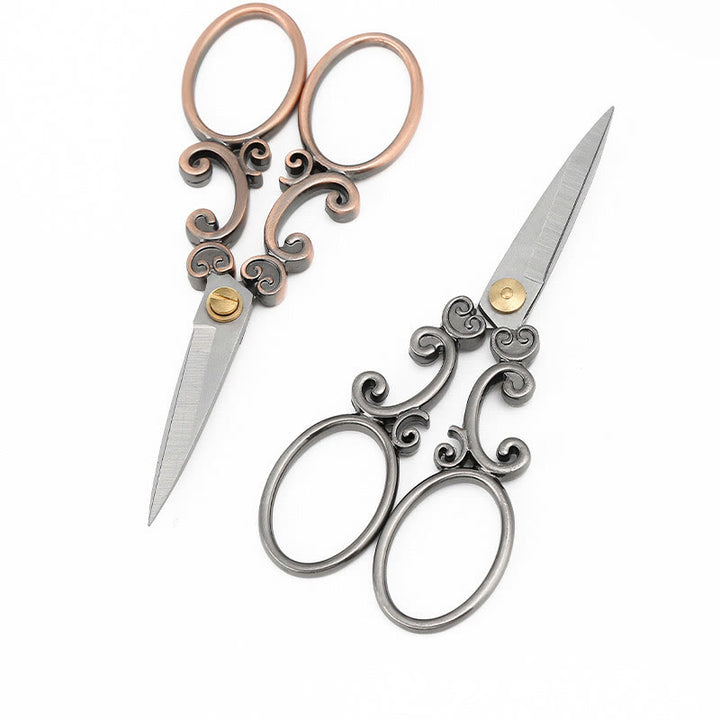 Vintage Lace Shape Scissors Stainless Steel Tools For Crafts