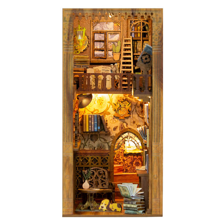 Eternal Bookstore DIY Book Nook Miniature Kit 3D Wooden Puzzle for Decoration