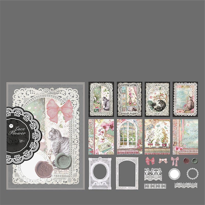 Lace Fantasia Series Paper Decorative Journaling Paper