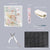 Scrapbook Tools Series Paper Sticker Crafts Journal Material Set 6 Pieces