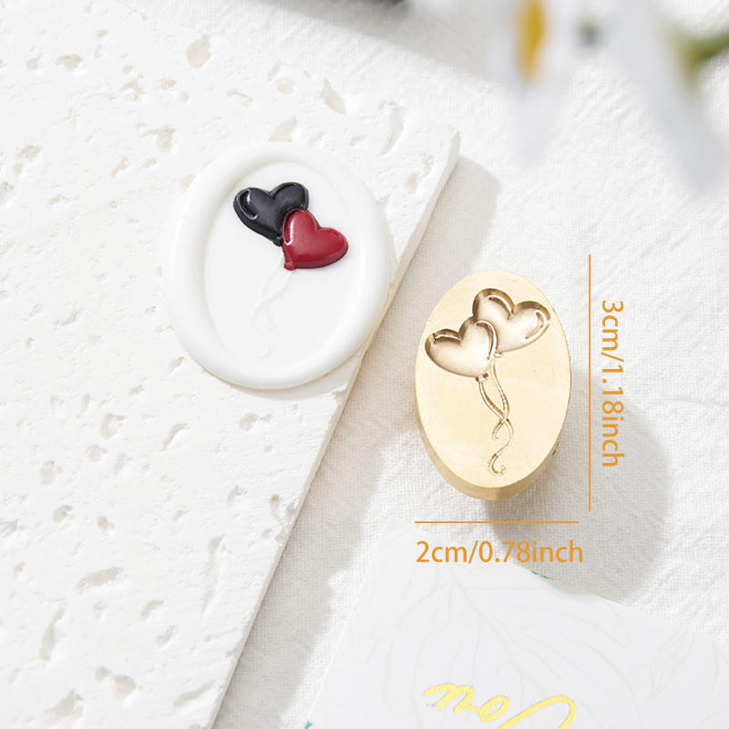 3D Embossed Wedding Series Seal Wax Stamp Head Warm Gift