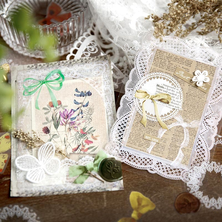 Lace Fantasia Series Paper Decorative Journaling Paper