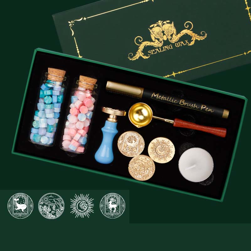 Classic European Series Wax Seal Stamps Tools Gift Set