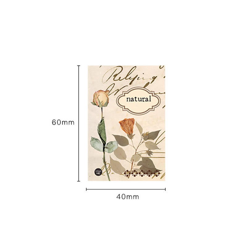 Silent Imagination Series Sticker Book For DIY Journal Decor