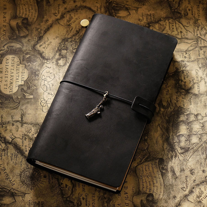 PU Leather Cover Notebook For Travel Daily Record