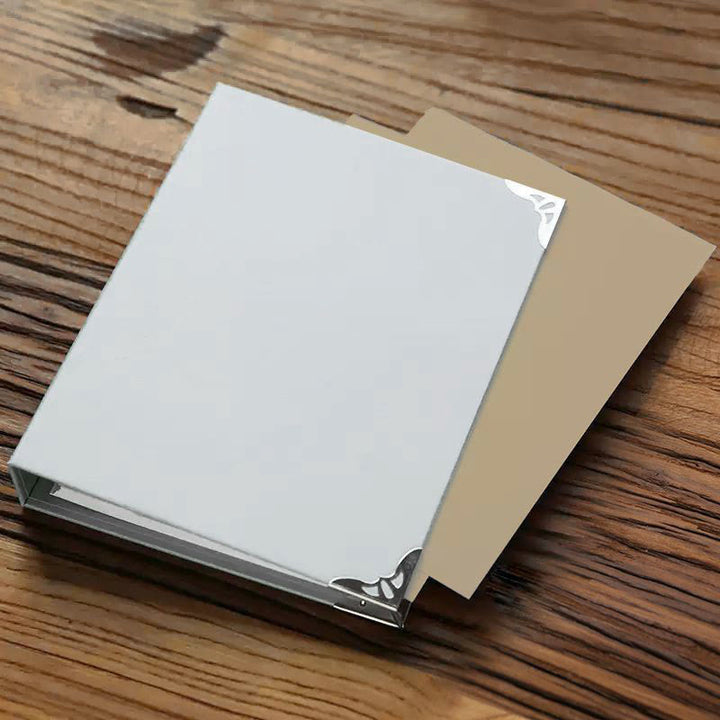 Plain Kraft Loose-leaf Notebook Refillable Journal