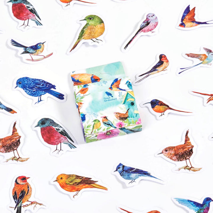 46pcs Bird House Series Sticker For DIY Journal Decor