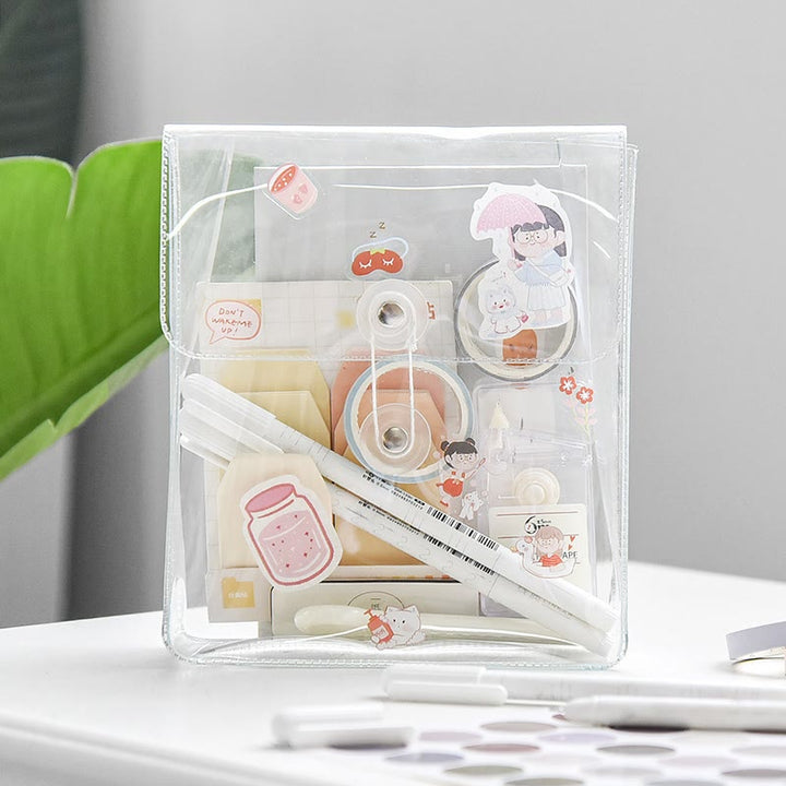 Clear Small Pouch Bag PVC Waterproof Cosmetics Storage Bag