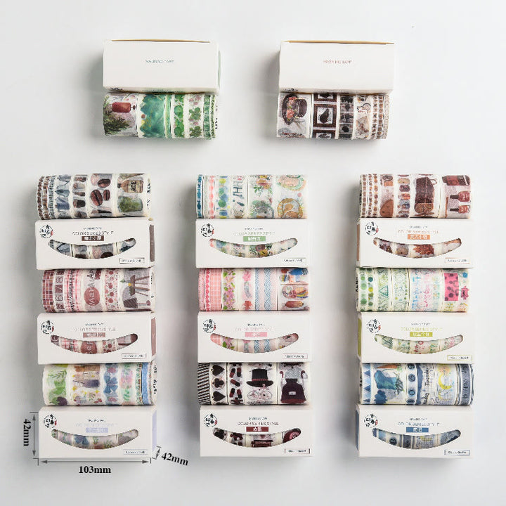 Cute Girls Series Washi Tape Set Scrapbook Tape Kit