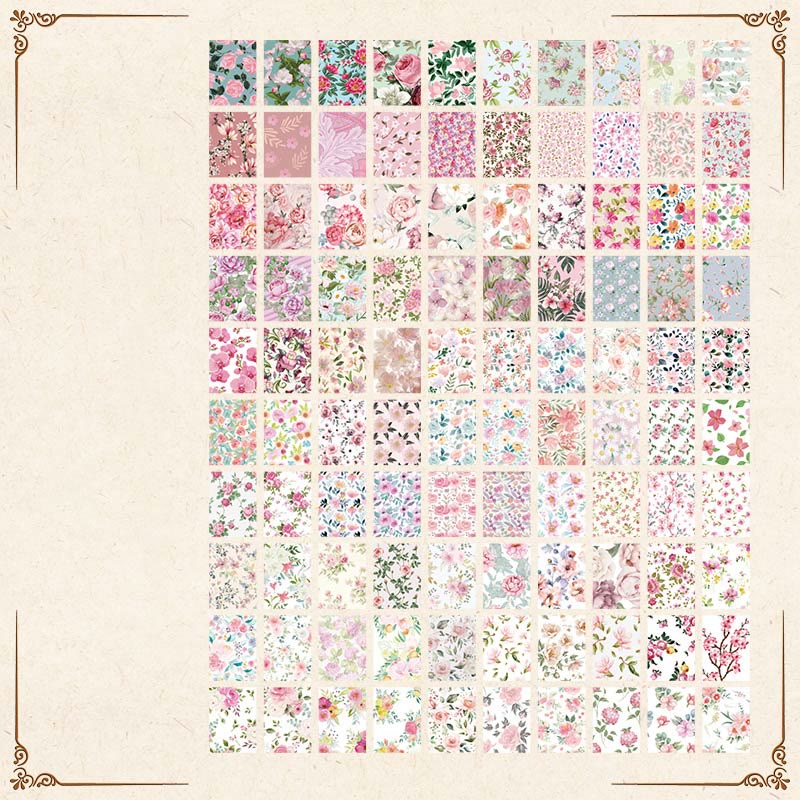 Mori Garden Series Retro Paper Decorative Journaling Paper