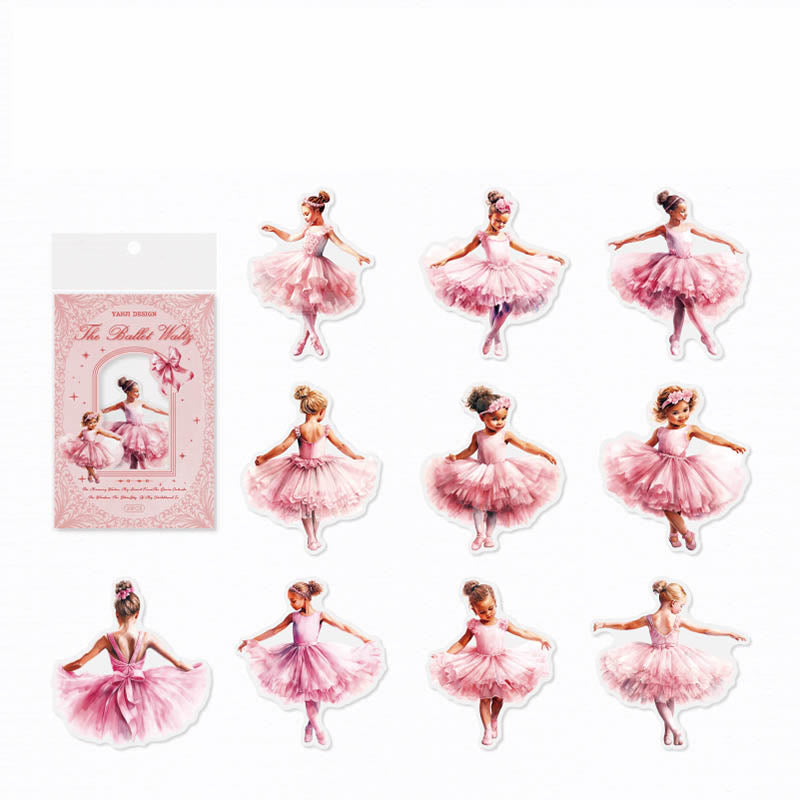 Ballet Waltz Series Sticker For DIY Journal Decor